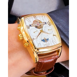 NTA-LIGHT UNISON-Montre Mécanique Automatique Homme en Véritable Cuir – Prestige en Acier Inoxydable