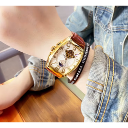 NTA-LIGHT CHRONIA- Montre Mécanique Automatique élégant Homme en Véritable Cuir – Prestige en Acier Inoxydable