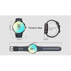 NTA-LIGHT TITAN X35 – Montre Smartphone Android 3G/4G/5G  Carte SIM | Appels, GPS & Bluetooth | 2 Bracelets Cuir & Silicone