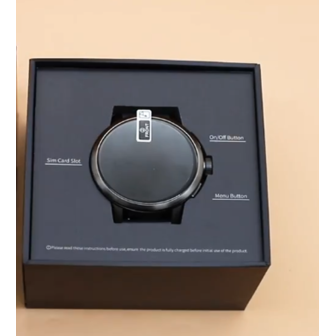 NTA-LIGHT TITAN X35 – Montre Smartphone Android 3G/4G/5G  Carte SIM | Appels, GPS & Bluetooth | 2 Bracelets Cuir & Silicone